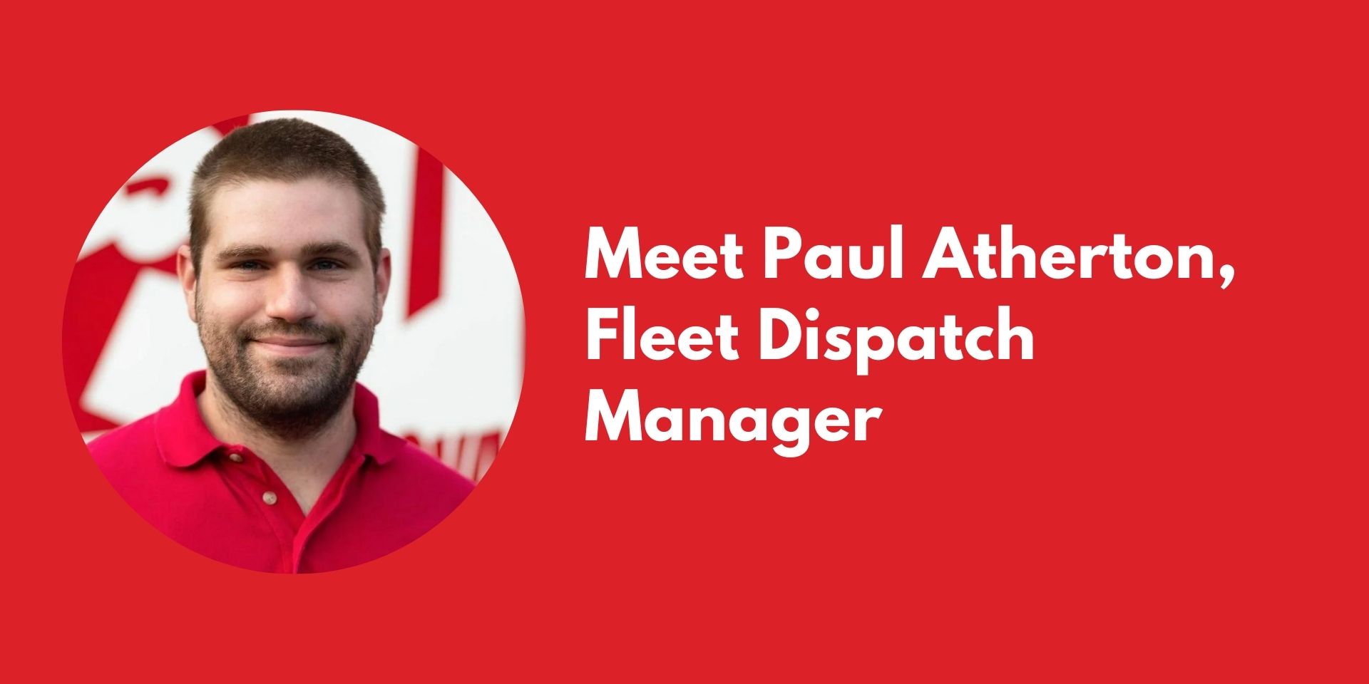 headshot of man smiling on left with text on the right