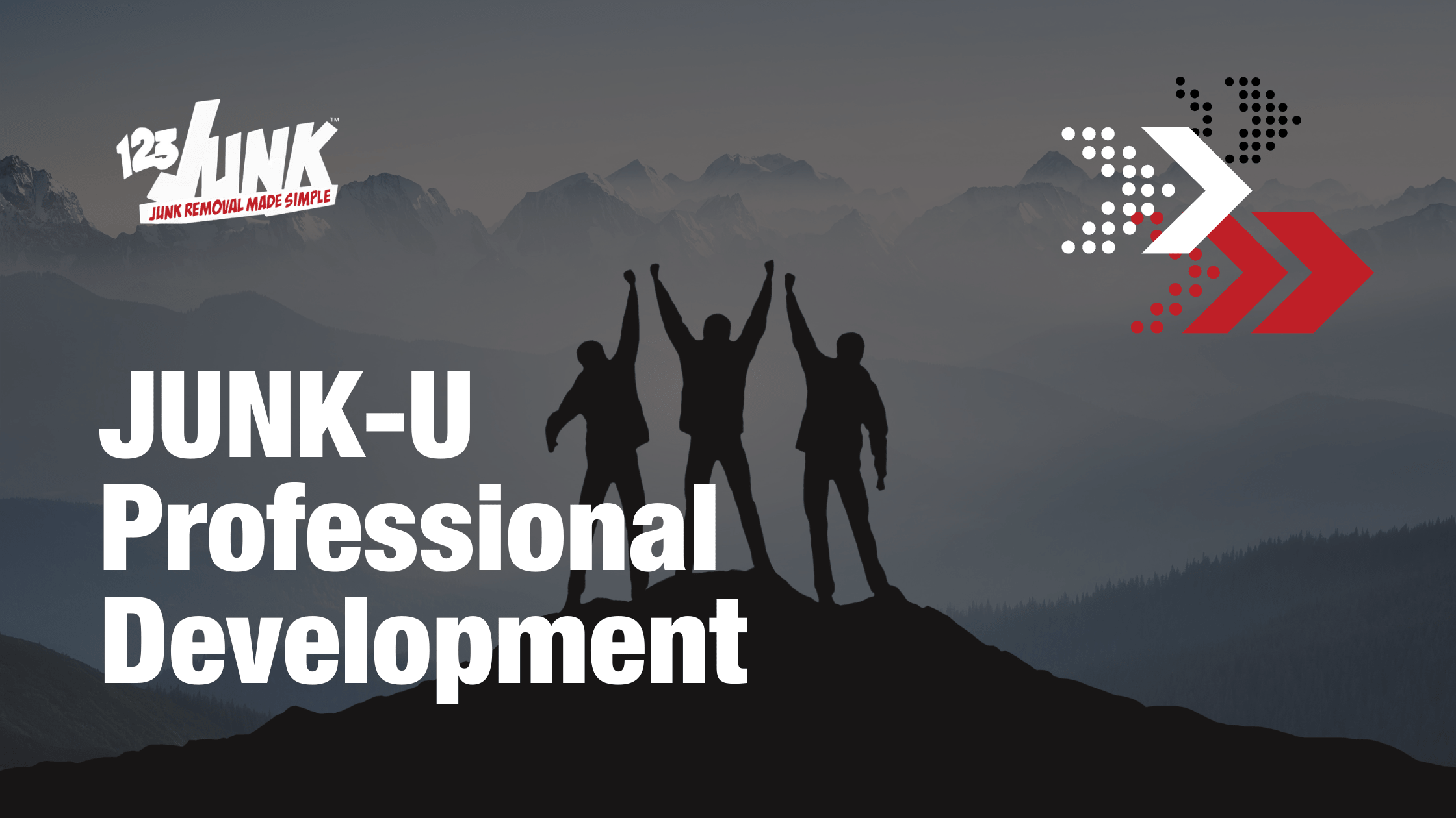 123JUNK's professional development group for junk removal Virginia team